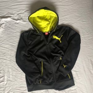 A Black & Yellow Puma Jacket